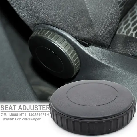 Black Front Seat Recline Knob Adjust Handle 1J0881671 For VW Beetle Bora Caddy EOS Golf Jetta Passat Polo Touran Car Accessories