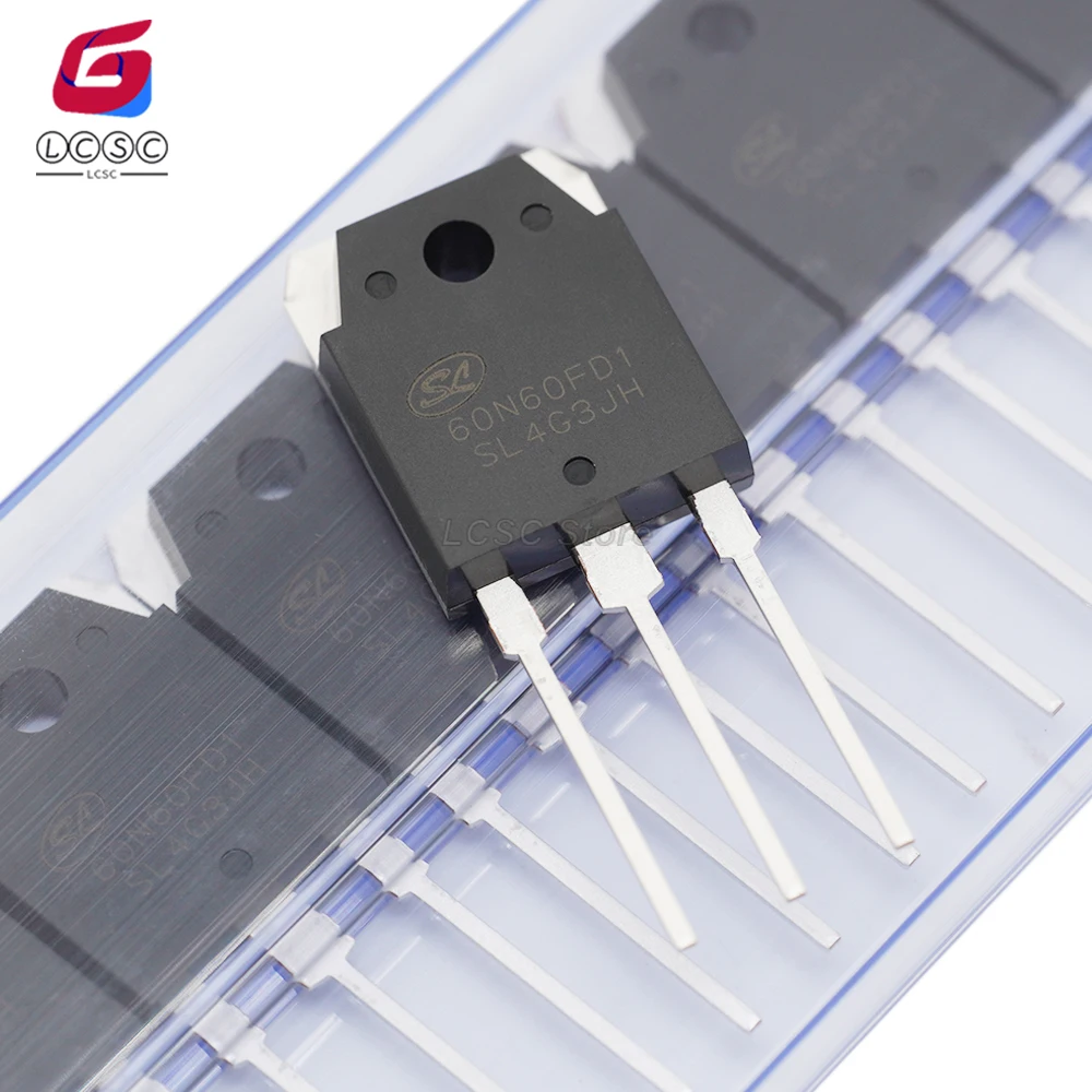 Transistor SL 60N60FD1 IGBT, faible perte de conduction, vitesse de commutation rapide, entrée élevée 404, SGT60N60FD1PN, 60A, 600V, 5 pièces par lot