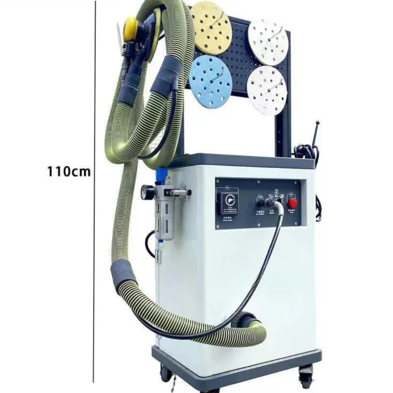 

Dust-free pneumatic dry grinder Automotive putty spray paint surface Atomic ash Electric grinder High-power vacuuming