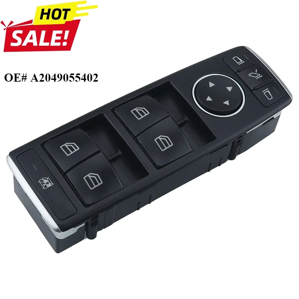 

A2049055402 New Electric Power Master Window Switch For Mercedes Benz W204 W212 C207 A207 C E Class X204 A2128208310 A2049058202