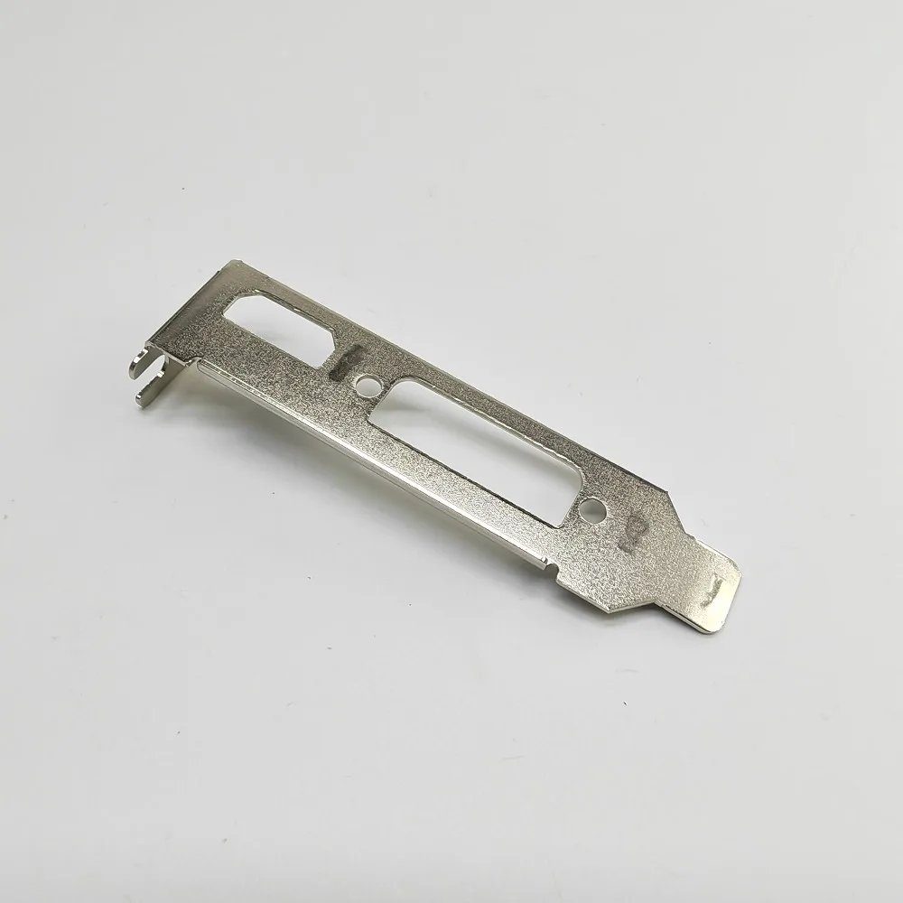 Host Case Low Profile PCI-E Bracket Half Size Panel for HDMI-Compatible DVI Port Computer Graphics Video Card 2in1