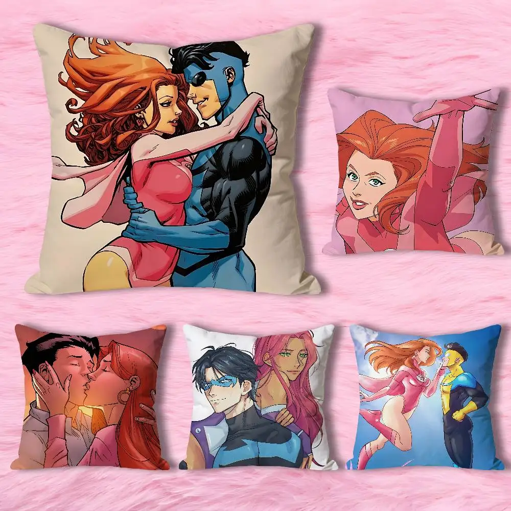 

Hot I-Invincible A-Atom Eve Anime Celebrity Merchandise All-Match Printed Pillow Case Sofa Car Office Room Decoration Protector