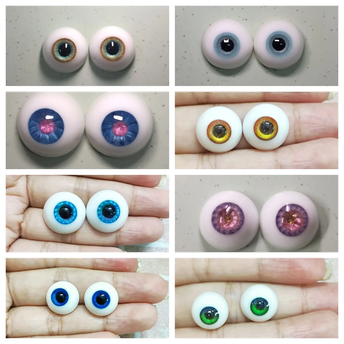 Doll Eyes Diameter 10/12/14/18 Mm for BJD Eyeball Diy Change Dress Up Gift Girl Fashion Toys Kid Children Fun Doll Accessories