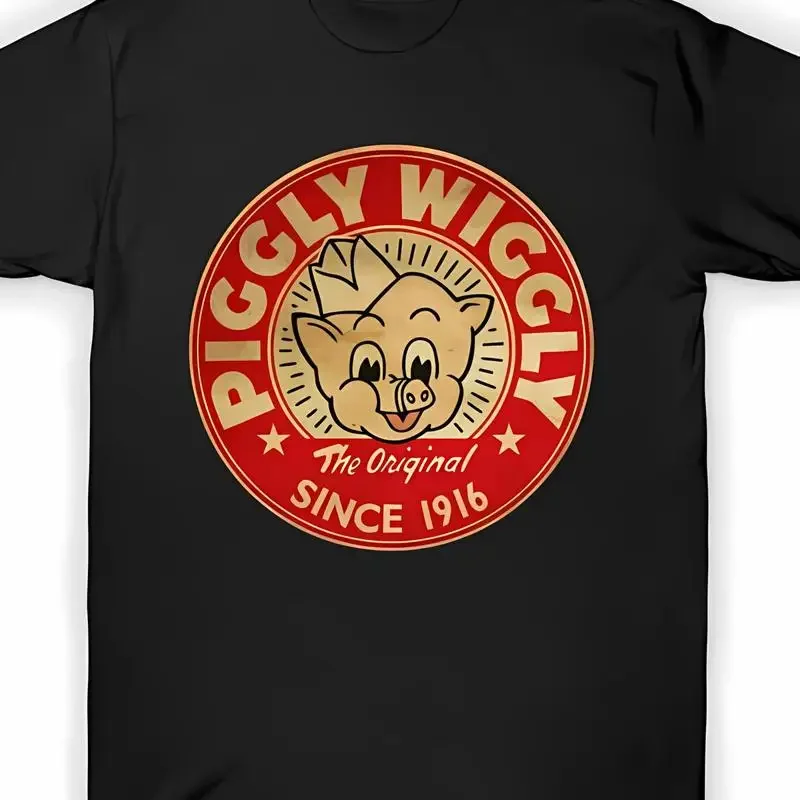 Piggly Wiggly Men'S Fashion T Shirt Original White D