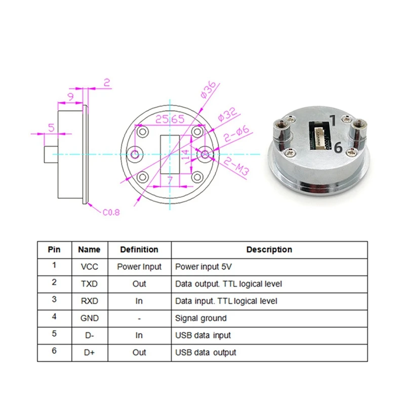 GM812 Series 1D/2D QR Barcode Scanner Reader DC5V USB/UART Interface For Windows PDF417 Qr Bar Code Module