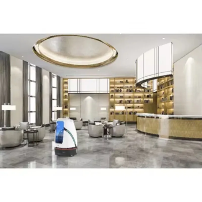 Robô comercial do hotel do robô exterior da entrega da auto-drive da eficiência elevada com cabine para serviços móveis