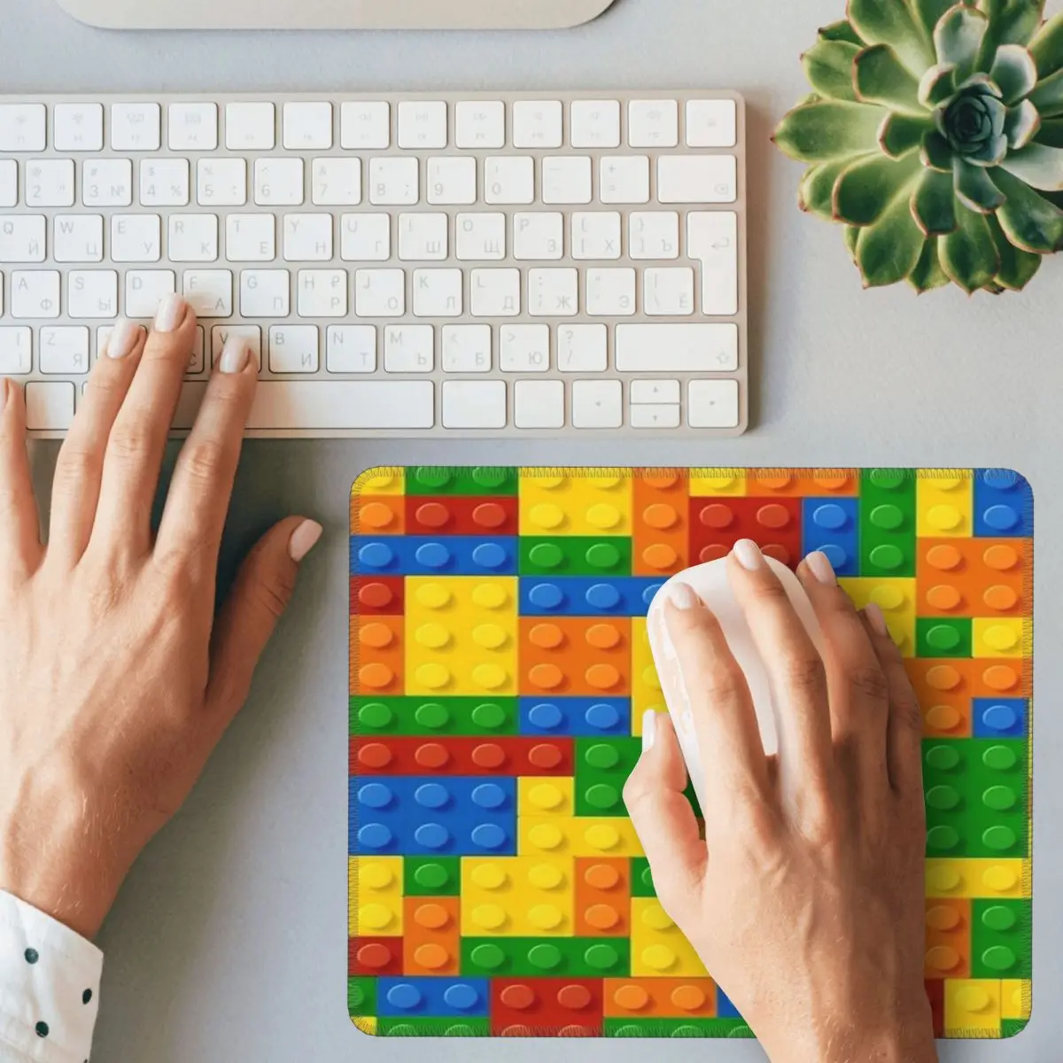 Hit The Bricks-alfombrilla para ratón, teclado de ordenador, alfombrilla para ratón, Gamer, PC, portátil, escritorio, accesorios de oficina, alfombrillas para mesa