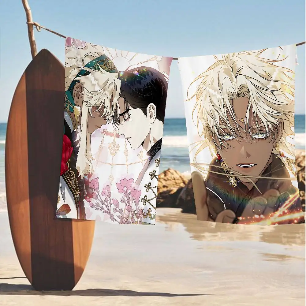 Brothers without a tomorrow bl Anime Microfiber Printed Beach Towel Mountain Yoga Beach Swimming Running Absorbent Soft Towel