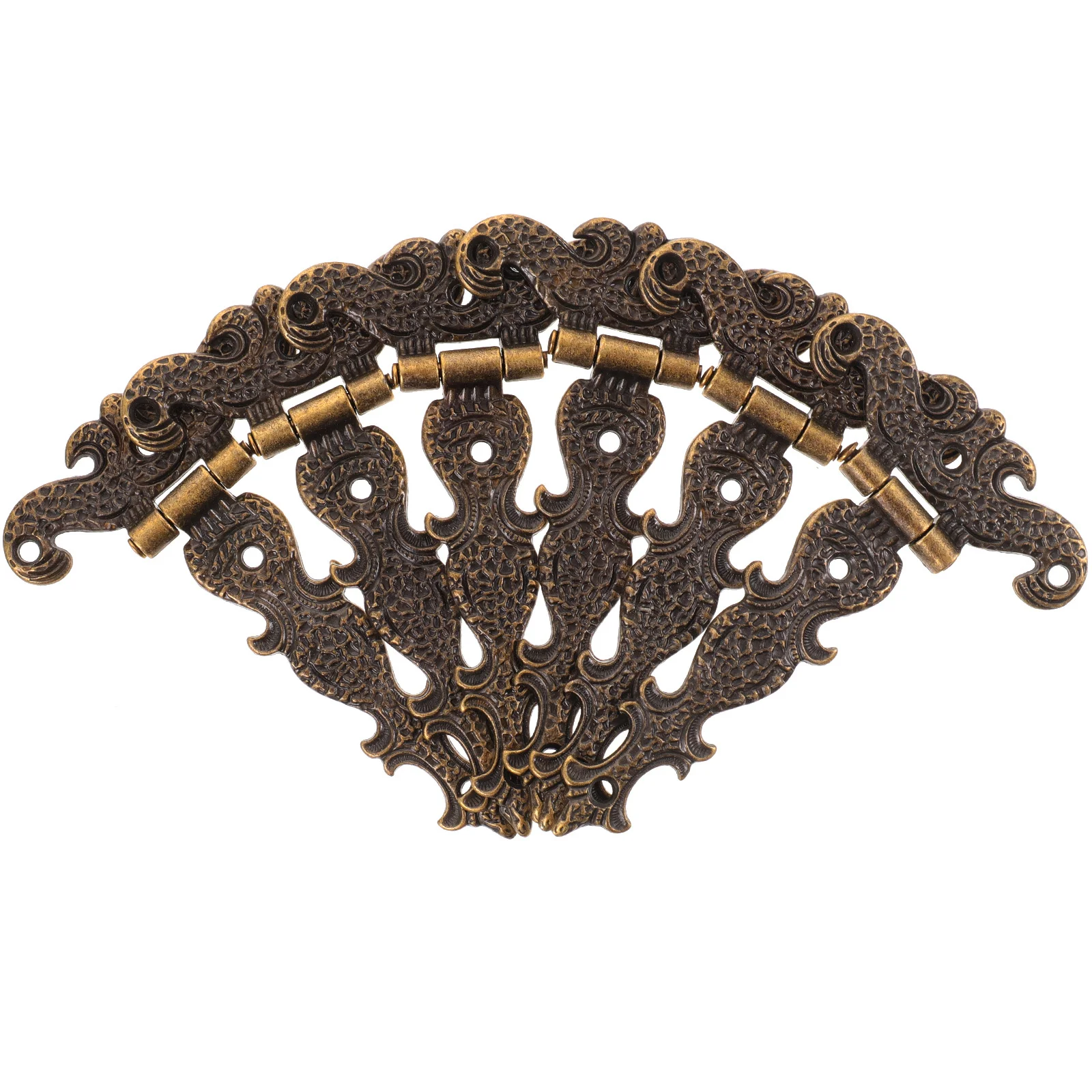 

6Pcs Heavy Duty Vintage Hinges for Wooden Jewelry Box Small Decorative Metal Hinges for Boxes Heavy Duty Hinge