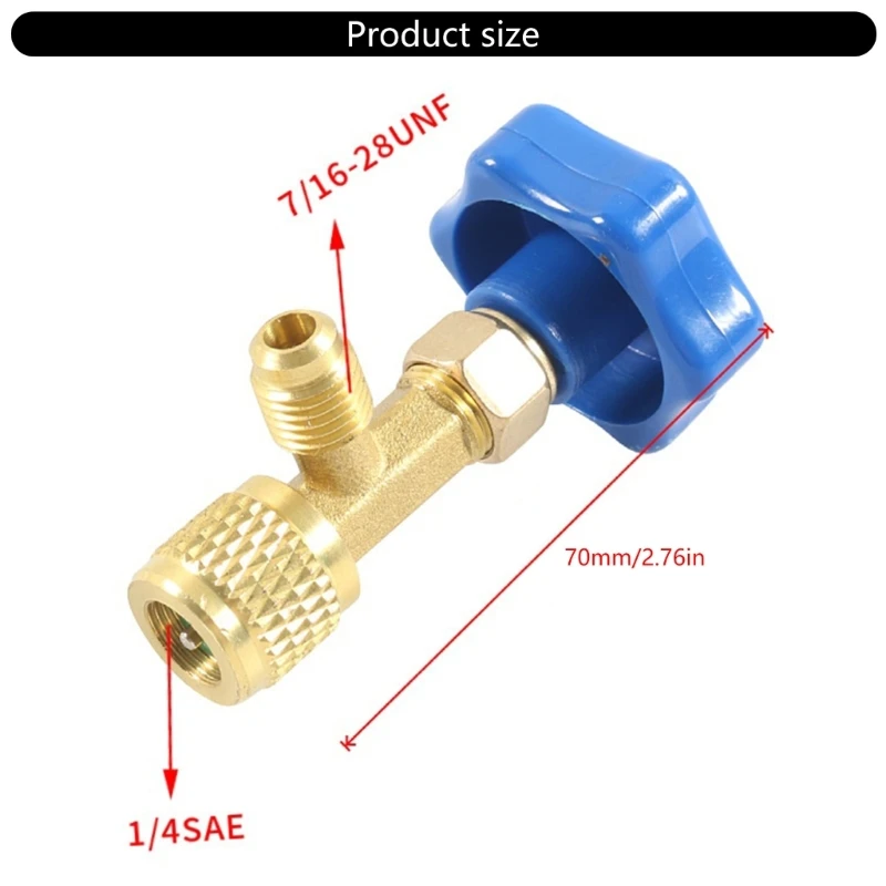 Conjunto de carregamento de refrigerantes R134A fácil de usar para serviço de ar condicionado Manutenção de resfriamento eficiente Uso profissional