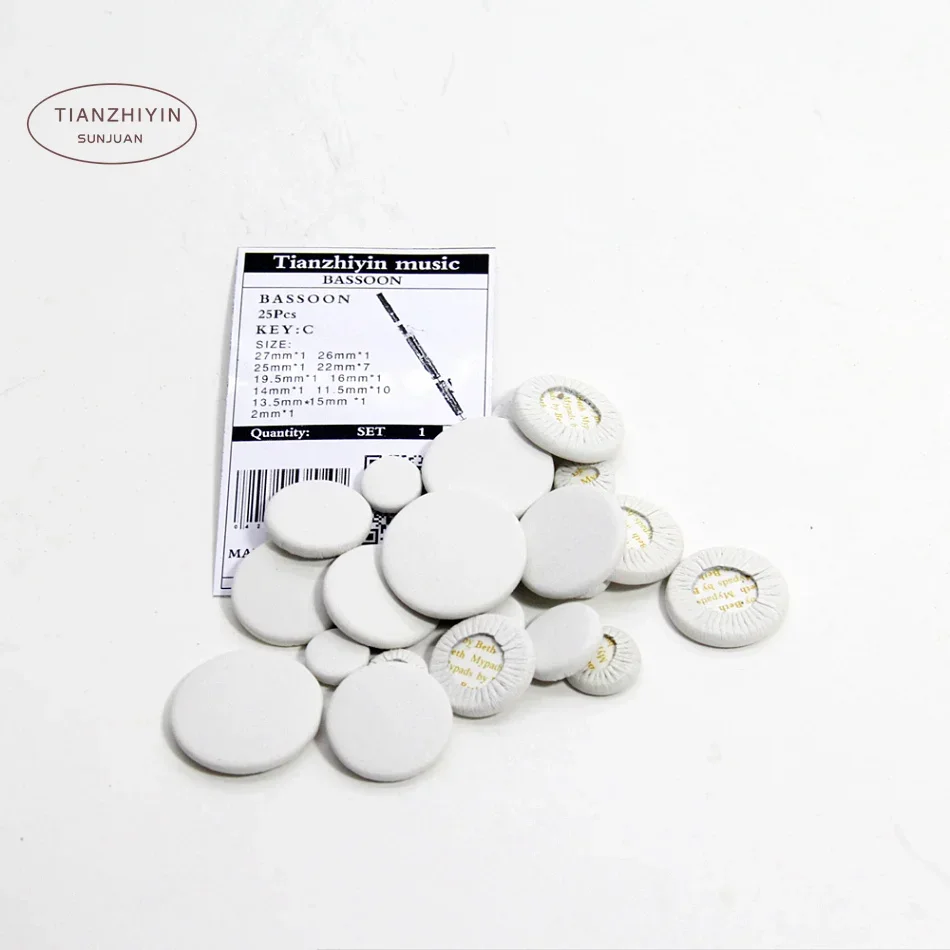 

1set Bassoon Pads for Bassoon Maintenance Excellent Quality Bassoon Mat per Package