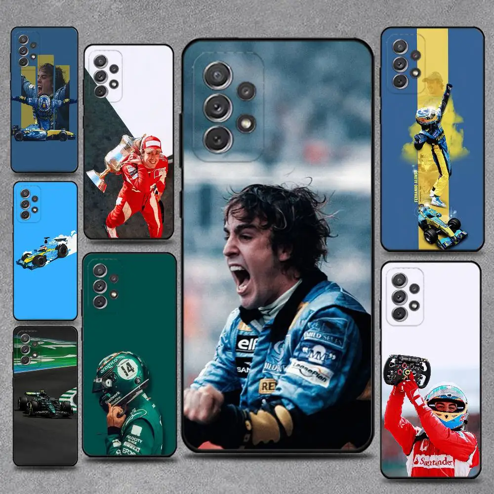 

Racing Driver F-Fernando Alonso Phone Case For Samsung S25,S24,S21,S22,S23,S30,Ultra,S20,Plus,Fe,Lite,Note,10,9,5G Black Cover