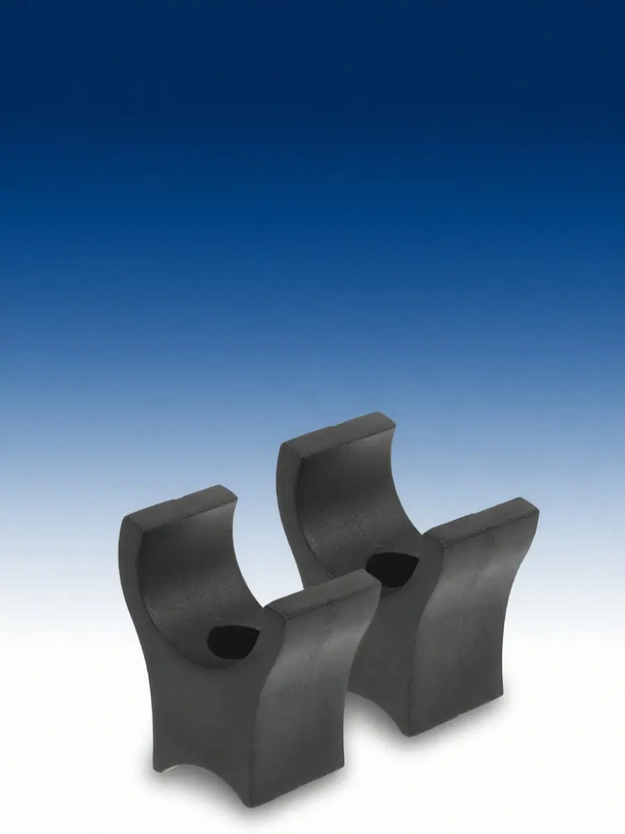 2 pièces de blocs de support universels pour fauteuil roulant, guide de rail tubulaire robuste pour une stabilité accrue et une sécurité renforcée, pièces de rechange pour fauteuil roulant