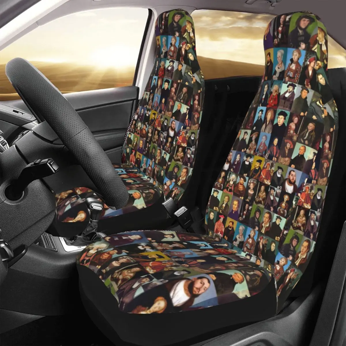 

Lucas Cranach The Elder Faces,Art German Painter Car Seat Cover Custom Universal Front Protector Accessories Cushion Set