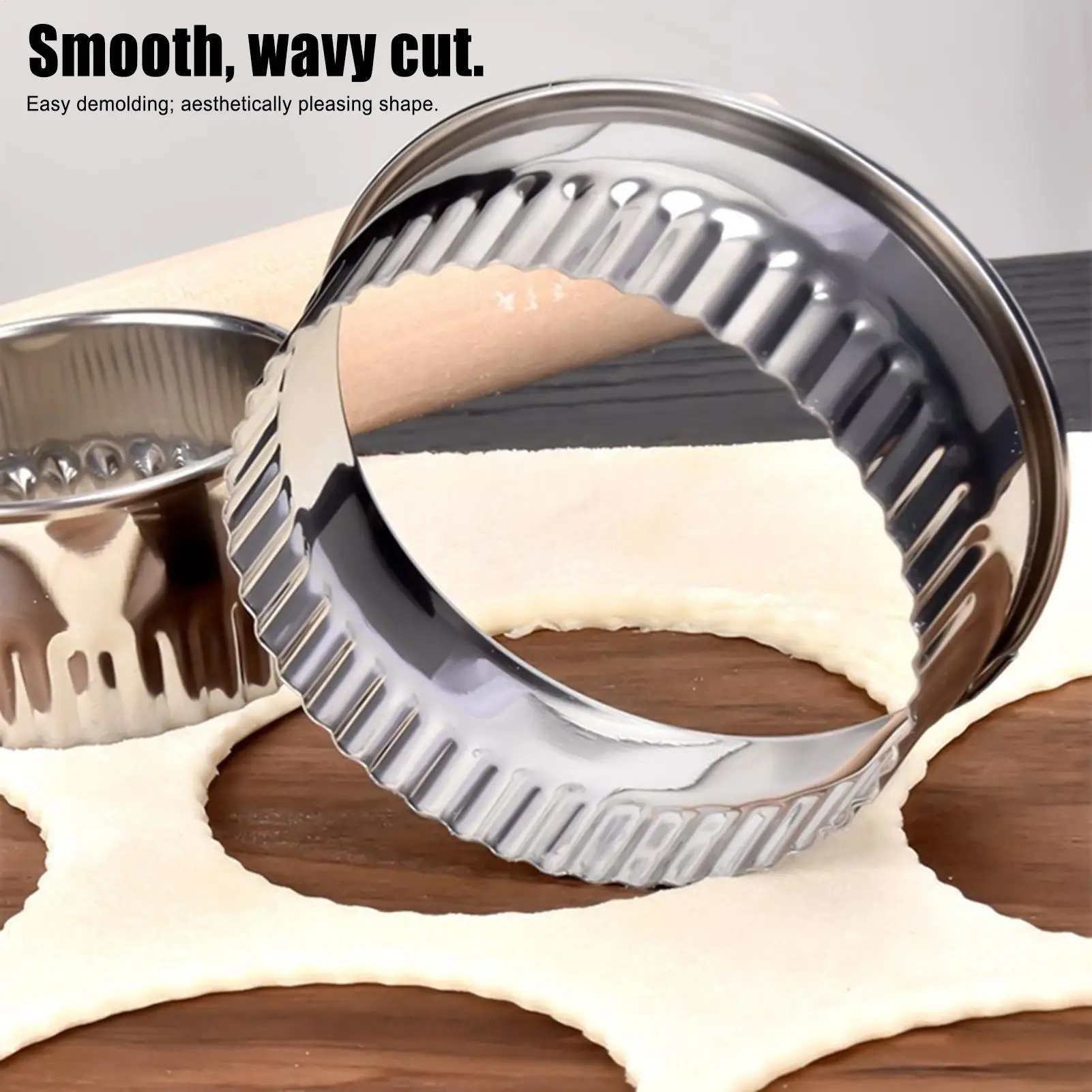 Cookie Cutter Set Stainless Steel Long Lasting Tool Cookie Cutter Embossing Mold for Baking Cooking Kitchen Indoor Outdoor Party