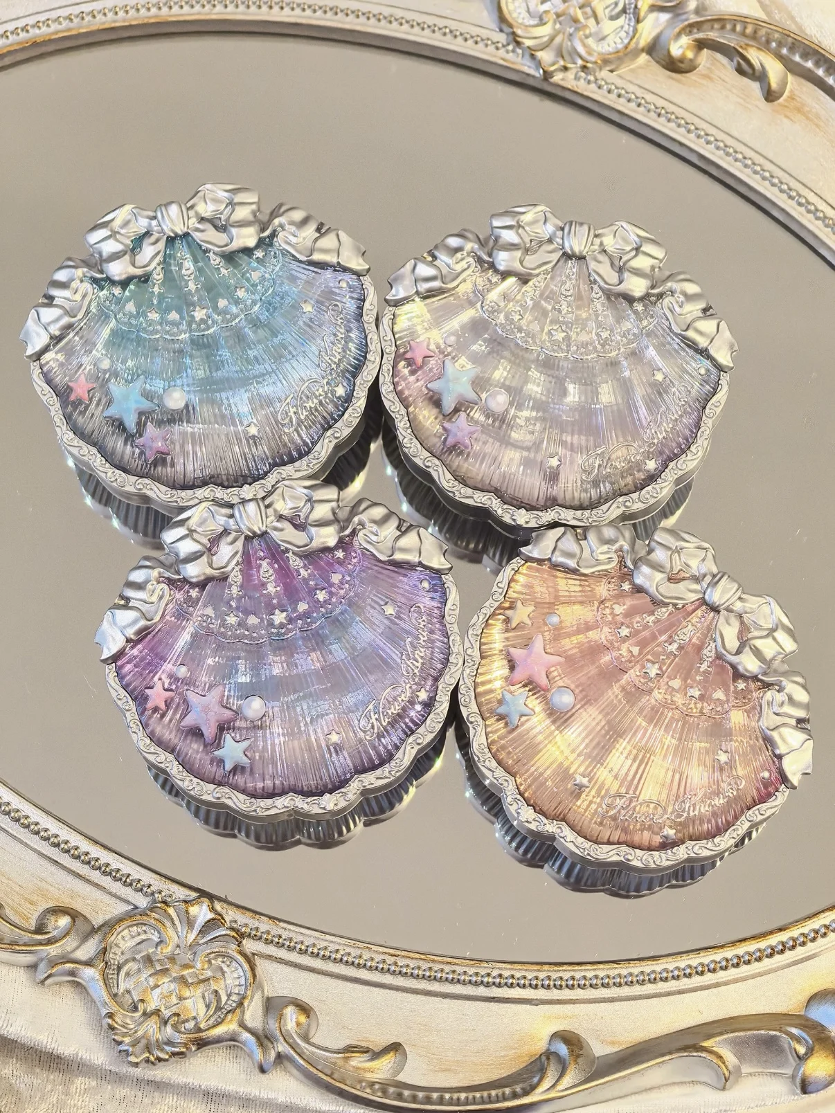 Flower Knows Shell's Collection Blush Matte Cheek Blusher Puder, pigmentiert, natürlich, sehr geschmeidig, Gesichts-Make-up – Detail 2