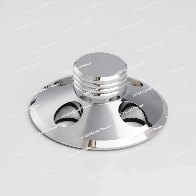 Suitable for record player discs, aluminum alloy discs, pressure control, shock absorption, leather pads, anti slip bottom pads
