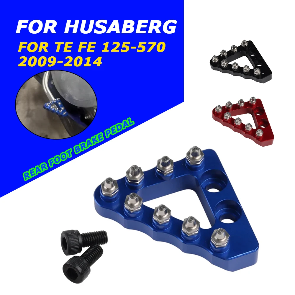 

Motorcycle Accessories Rear Brake Pedal Lever Tip Plate For Husaberg TE FE 125 200 250 300 350 390 450 500 501 570 TE300 TE250