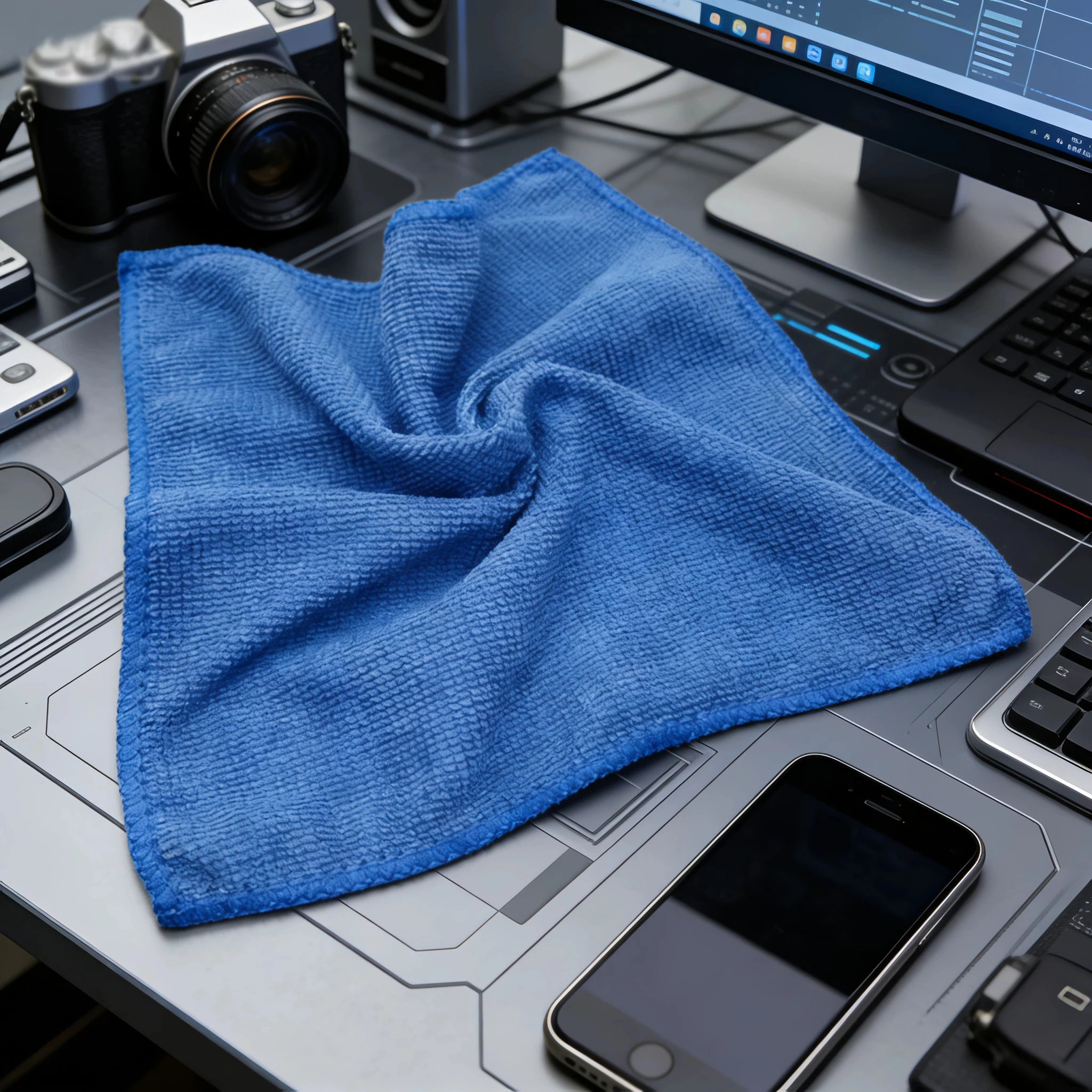 

6 pieces of ultra soft ultra-fine fiber cleaning cloth, suitable for iPhone, MacBook, iPad screens, camera lenses, glasses, scra