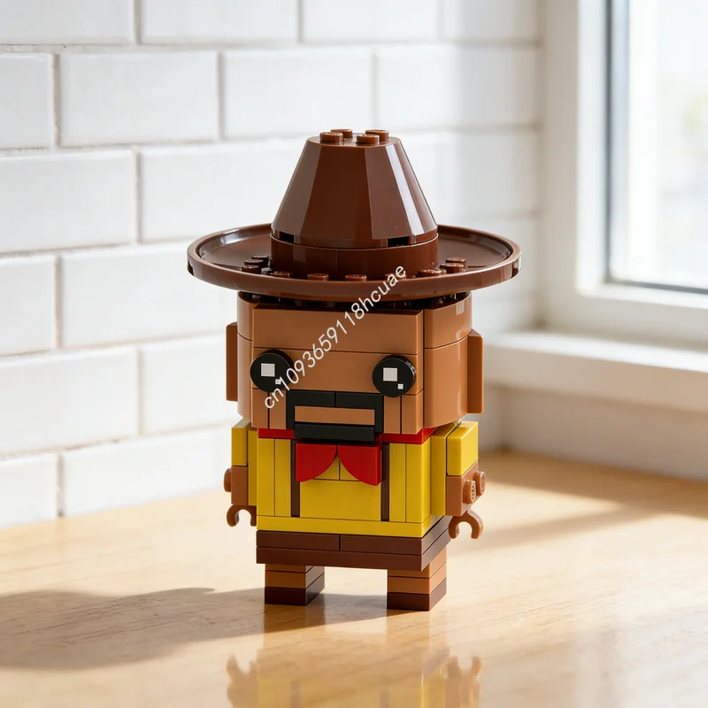 100 Piezas MOC Chorizo Milwaukee Brewers Racing Brickheadz, Bloques de Construcción de Modelos, Juguete de Arquitectura, Idea de Regalo de Navidad, Creativo