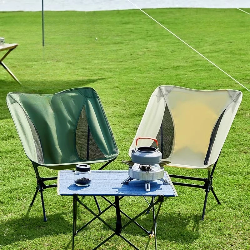

Relax Foldable Camping Chair Beach Lightweight Portable Camping Chair Outdoor Backrest Cadeira De Acampamento Camping Supplies