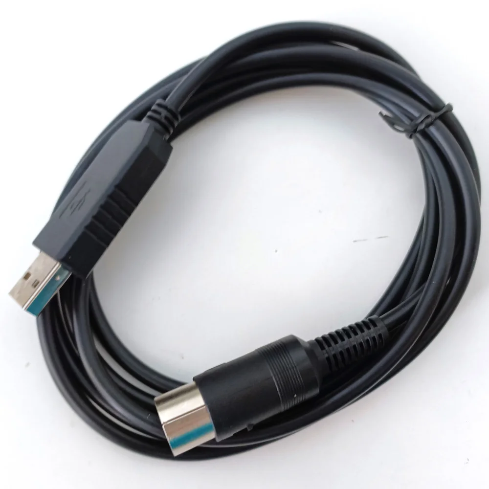FTDI USB a Din 6 pines macho para Kenwood TS440 TS450 configuración de radiofrecuencia lectura de canal de memoria IF-232C Cable de programa de interfaz