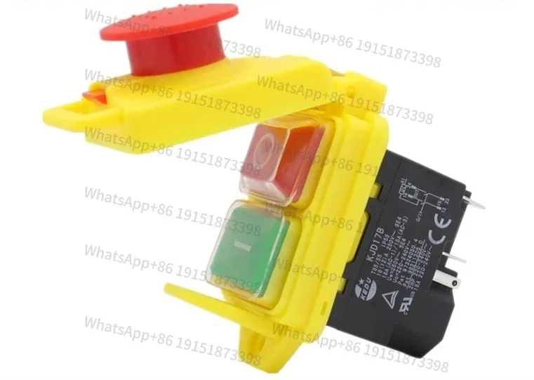 KEDU KJD17B electromagnetic switch KJD17GF with undervoltage protection overload high current emergency stop waterproof 4/5pin
