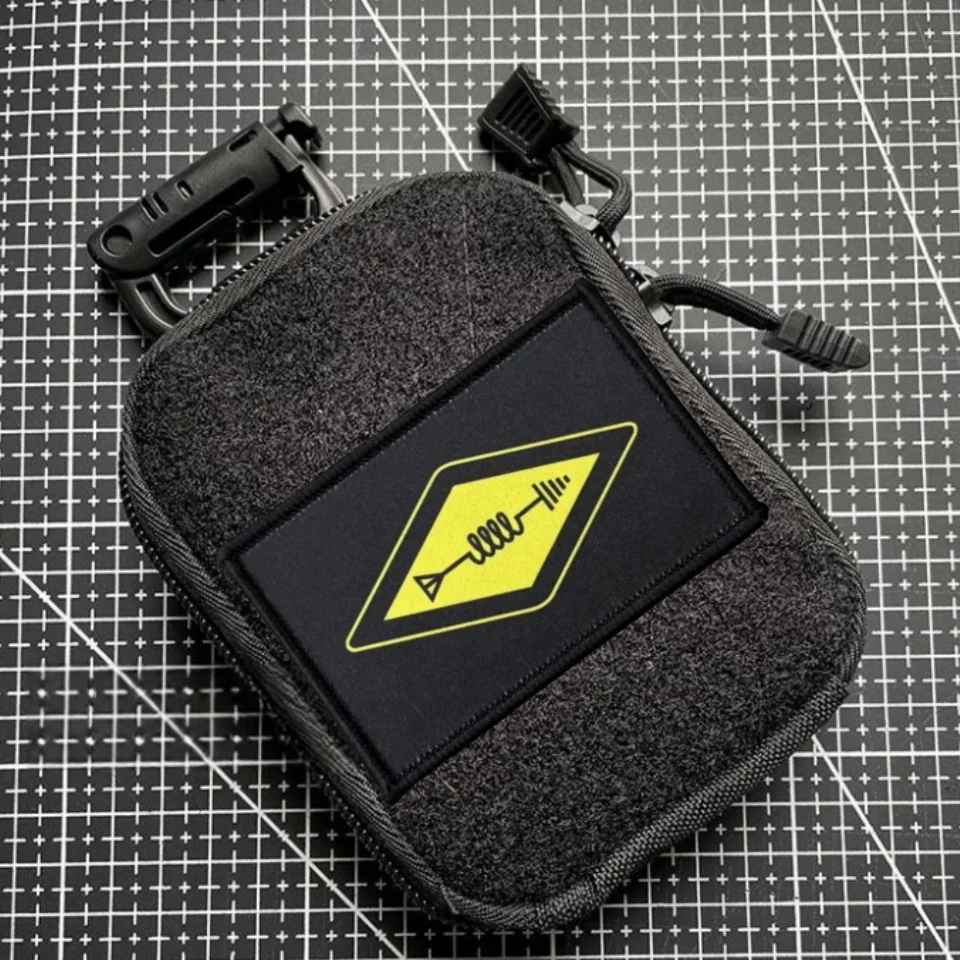 Parche táctico operador radio – insignia de moral con velcro - imagen 5