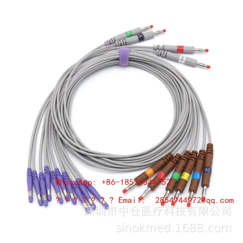 401129 ECG Machine 10 Lead Splitter\ Banana Plug\ American Standard CP100 CP200