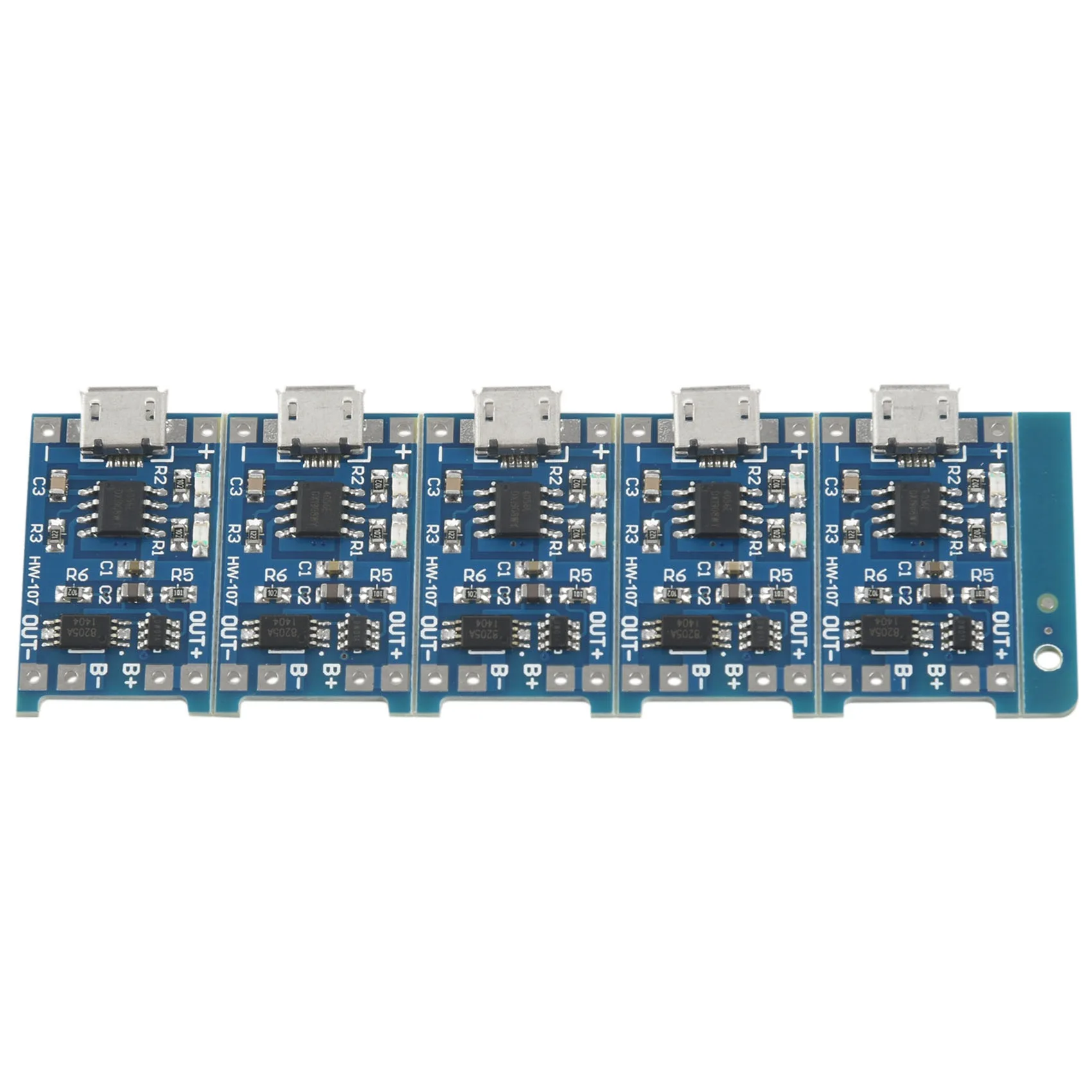 ABGN 5 pcs 1A 5V Micro-USB for Lithium Battery Power Charger Board Module TE420