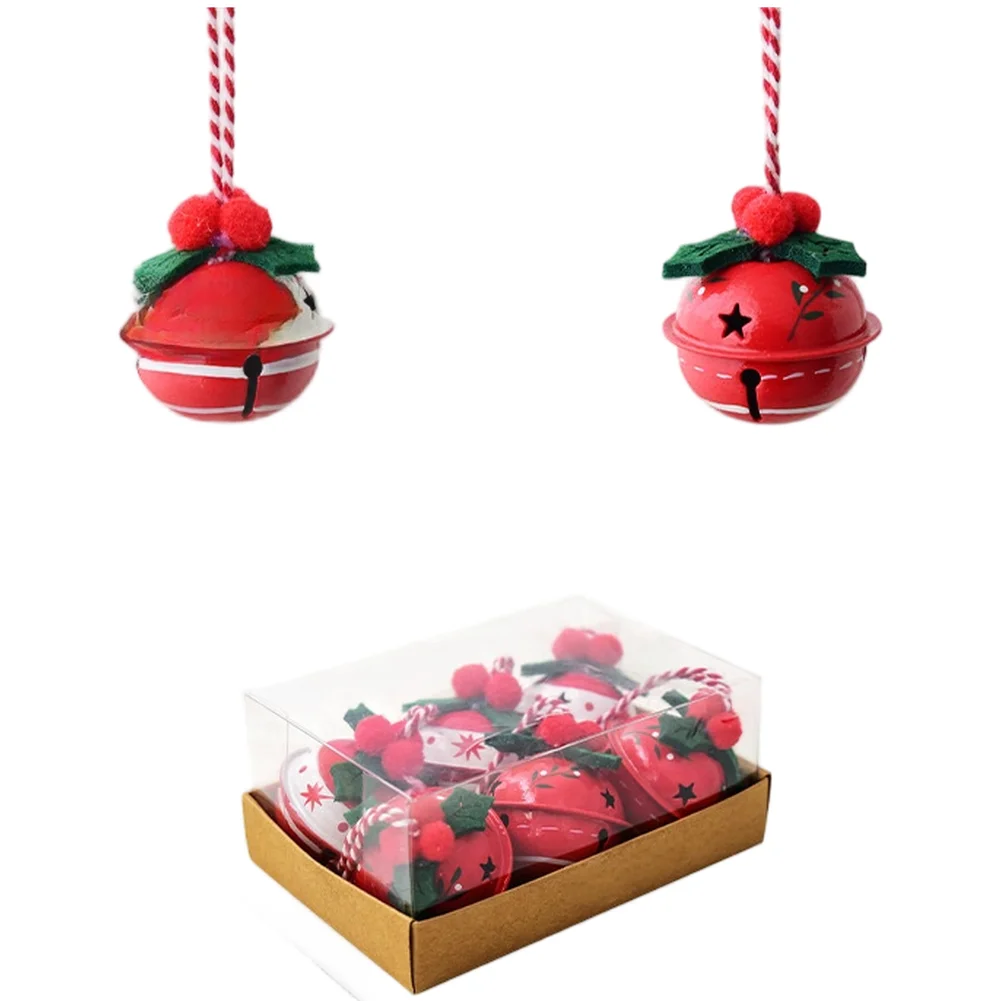 

Металлические железные колокольчики с праздничными шишками, красными ягодами и листьями для украшения рождественской елки, венок, каминки