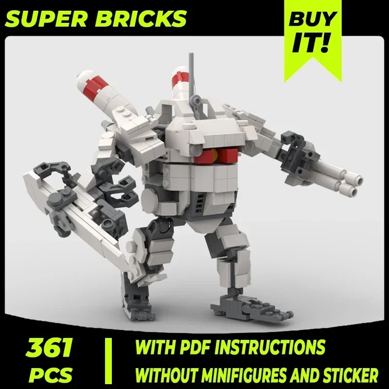 Animal Military Robot Model Moc Building Bricks Big Bunny Robot Technology Modular Blocks Gifts Christmas Toys DIY Sets Assembly