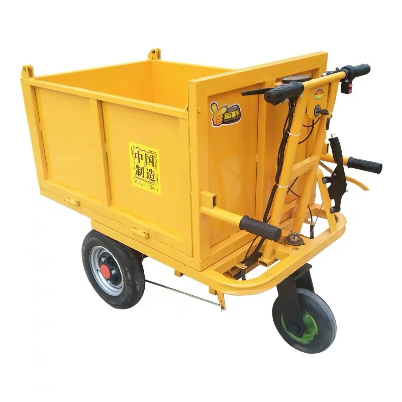 Three-wheel Electric Tricycle Handcart 3 Wheel Cargo Bike Heavy Duty Electric Wheelbarrow