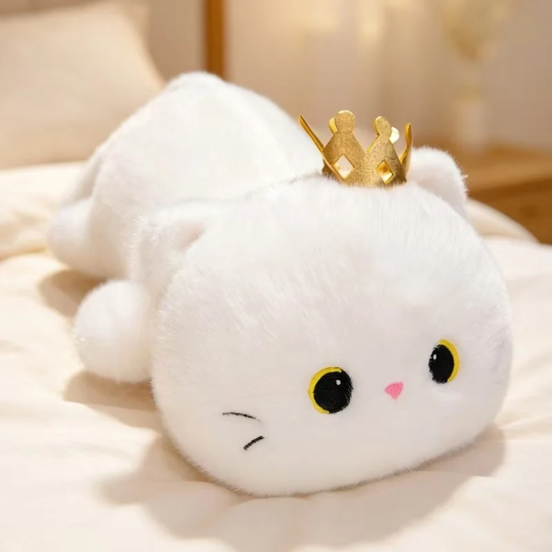 mais-recente-estatueta-de-gato-com-coroa-em-preto-e-branco-brinquedo-de-pelucia-kawaii-preenchivel-boneca-desenho-animado-boneca-fofa-para-presente-de-aniversario-infantil