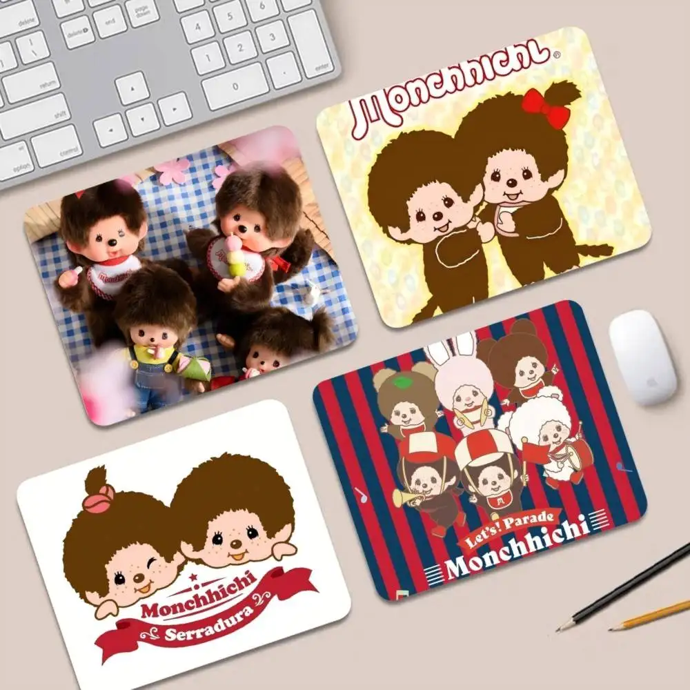 Tapete de Teclado Personalizado M-MonchhichiS, Tapete de Mesa para Estudantes, Gabinete Gamer, Mouse Pad para Desktop, Tapetes para Mesa de Escrita