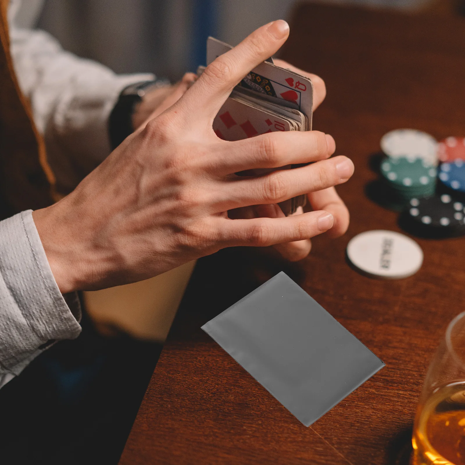 

50 шт., защитные чехлы для карточек, легко чистящиеся защитные чехлы для игровых торговых карточек, защита для альбома, тонкие портативные рукава для карт