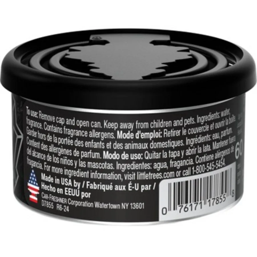 معطر هواء من ألياف الثلج الأسود: معطر للسيارة، رائحة قابلة للتعديل، غير تعمل بالطاقة، 1.05 أونصة