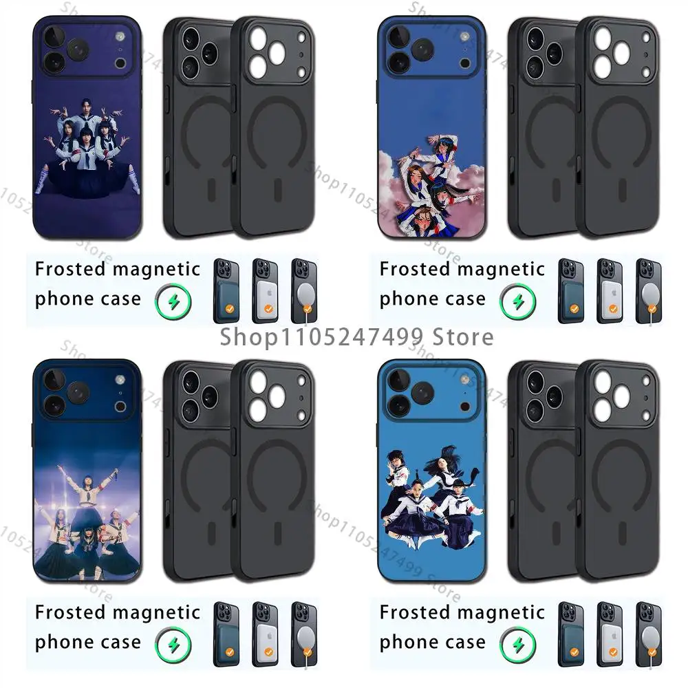 

Atarashii Gakko Phone Case For iPhone 17,16,15,14,13,12,11,Pro,Max,Plus,E,Air,Mini Magnetic Magsafe Frosted