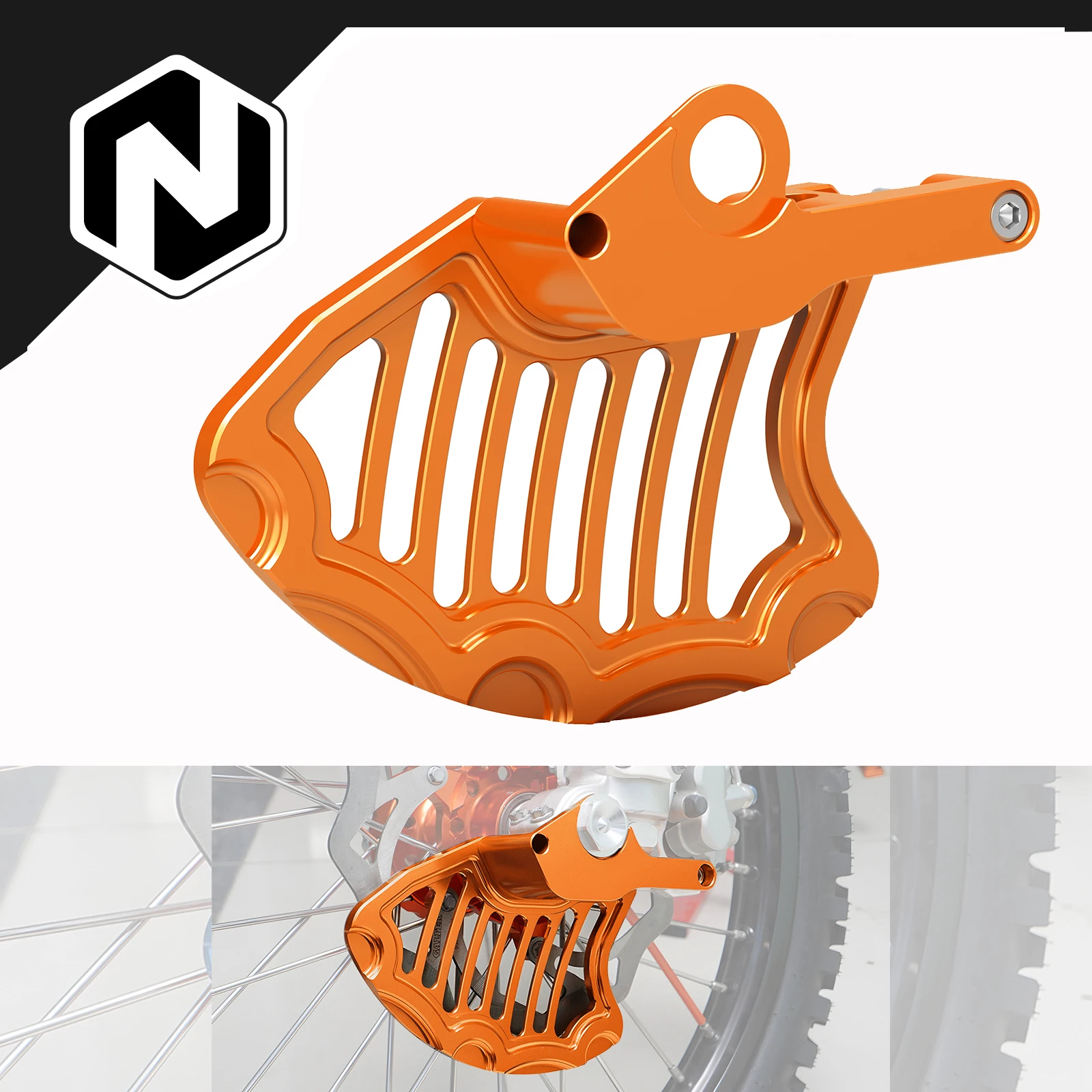 

NICECNC For KTM EXC 300 2016-2023 Front Brake Disc Rotor Guard SX 125 SXF 450 EXCF 350 XCW 500 XC300 XCF 250 TPI SD 6D 16-23
