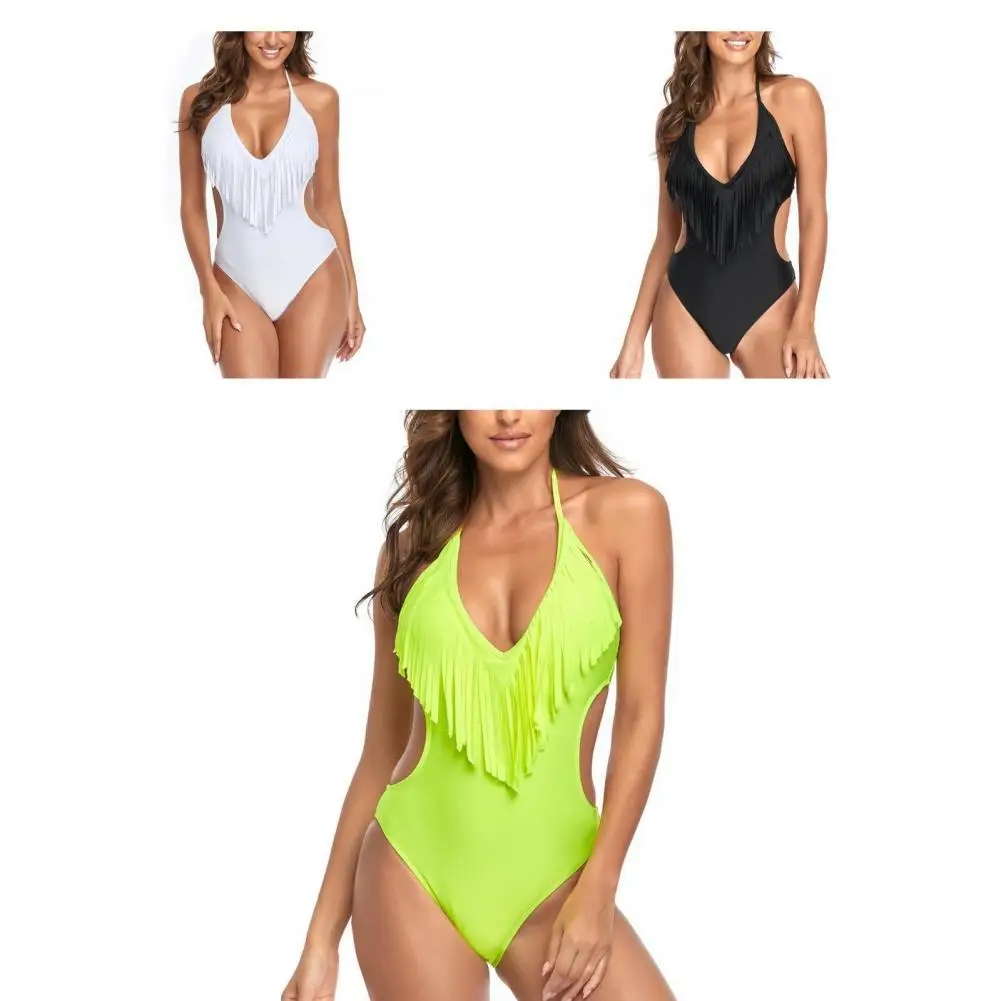 Swimsuit Hole Monokini One-piece Sweet  Great Close-fitting Summer Lady Swimsuit