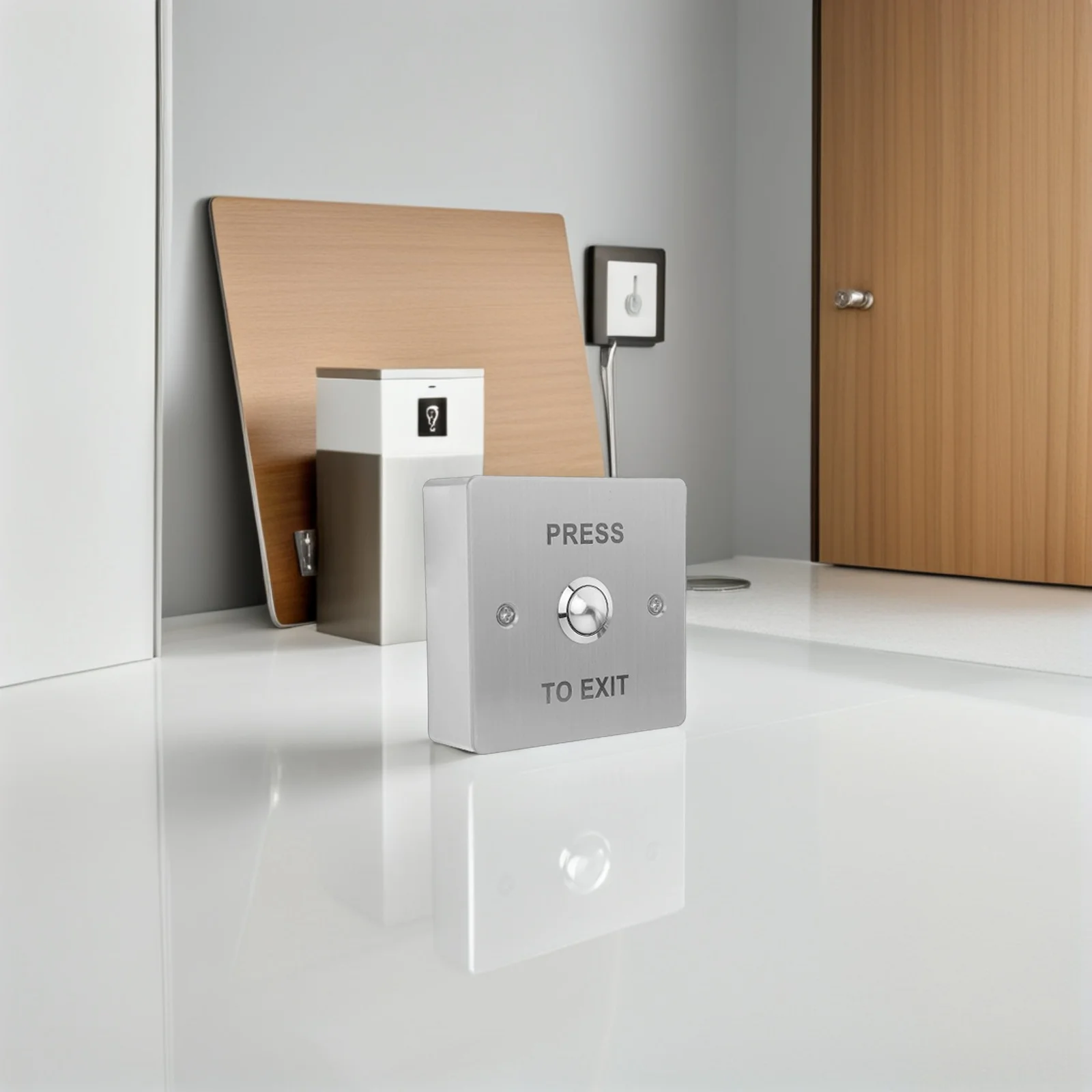 

Push To Button Stainless Steel Door Access Exit Switch For Automatic Doors Security Entry Exit Button For Access Control