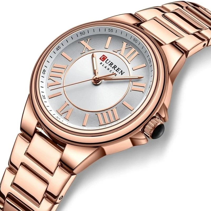 CURREN 9091 Fashion Accessories Watch Women Luxury Brand Elegant Bracelet Waterproof Quartz Women's Watch часы женские наручные
