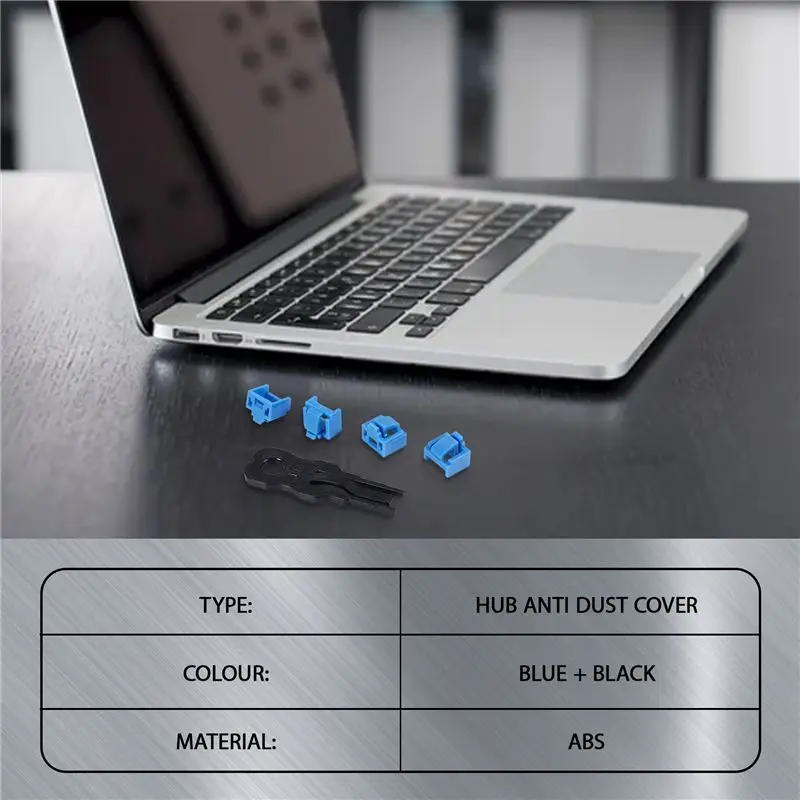 AEE3-100Pcs RJ45 Port Ethernet LAN Hub Anti Dust Cover Plug Cap Blockout Protector With Proprietary Lock And Key