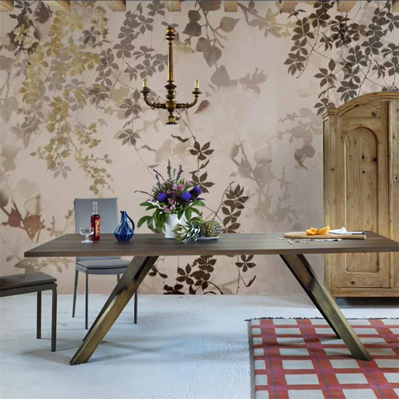 

3D Retro Custom Wallpaper Peony Flower Embossed Color Carving Oil Painting TV Background Handmade Floral Decor for Restaurant