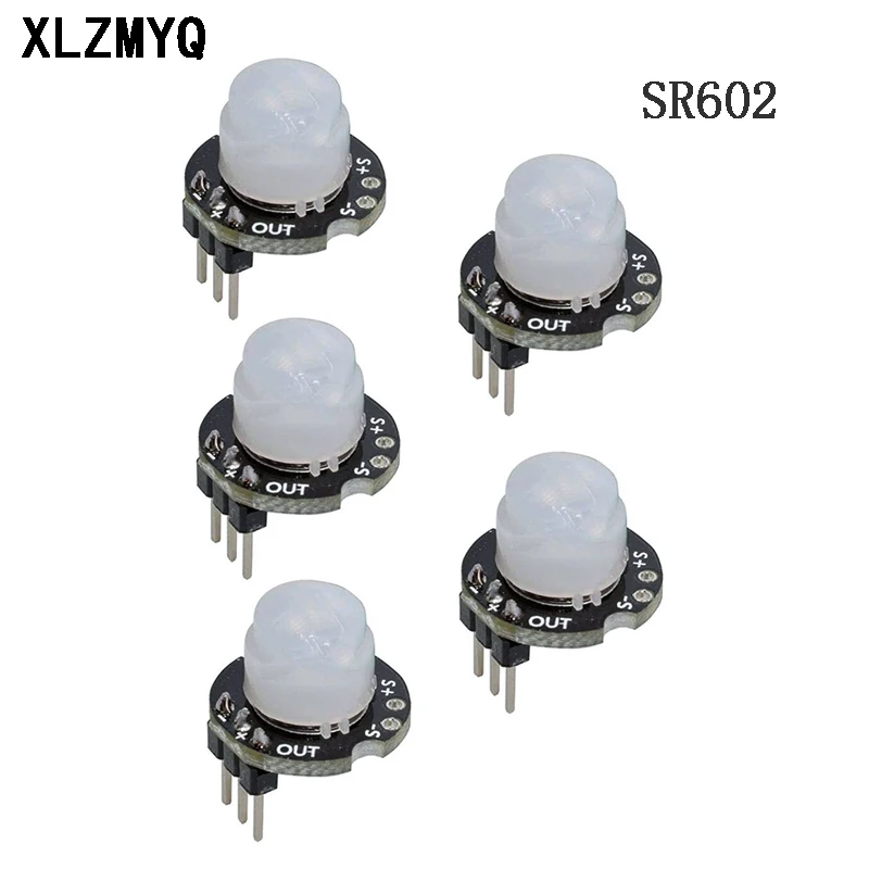 SR602 MINI Motion Sensor Detector Module Pyroelectric Infrared PIR Kit Sensors Switch  Bracket For Arduino Diy With Lens