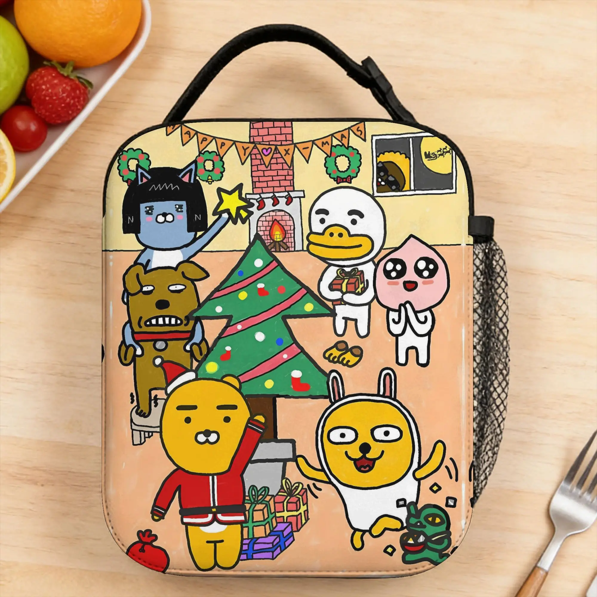 K-Kakaos F-Friends Lunch Bag Casual Office Lunch Box Designer Convenient Thermal Tote Handbags