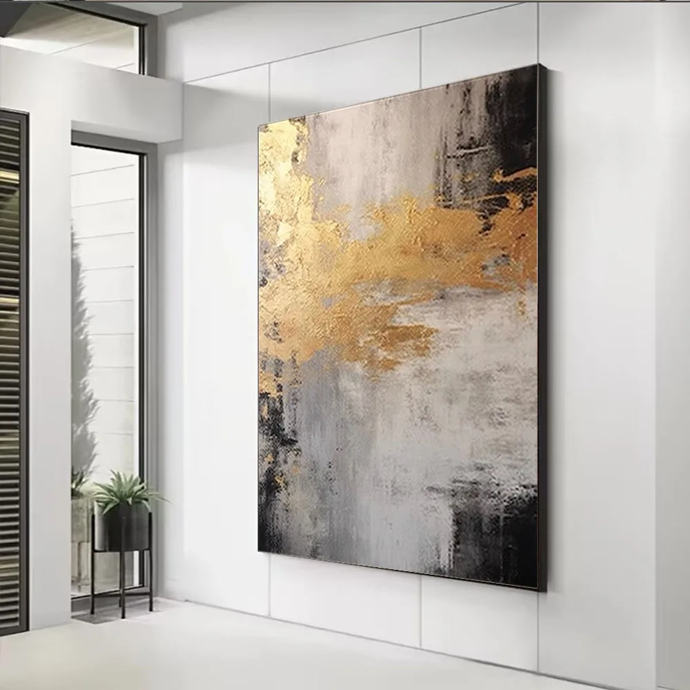 

Nordic Abstract Home Decor Wall Painting Handmade Oil Paintings On Canvas Wall Art Indoor Artwork For Hotel Living Room Pendant