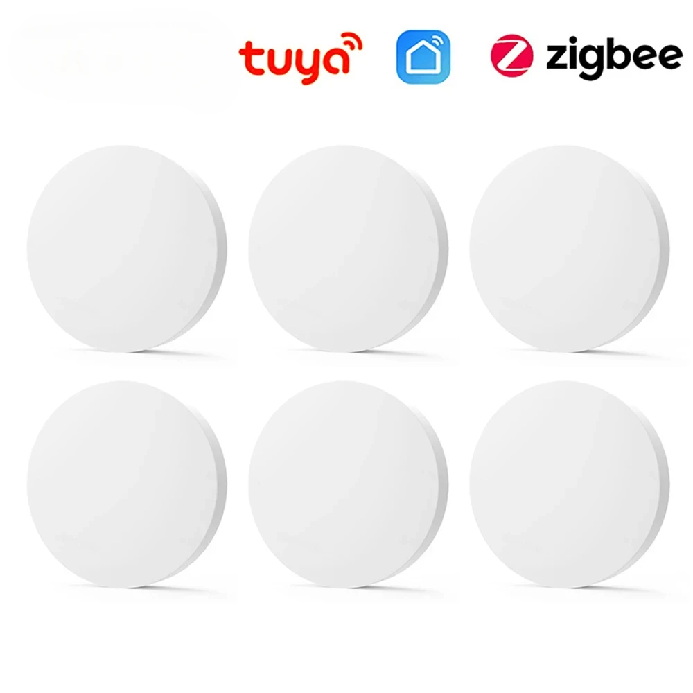 Tuya Zigbee3.0 Smart Button Scene Switch Wireless Remote Control Key Controller Multi-scene Linkage Smart Switch Smart Life Home