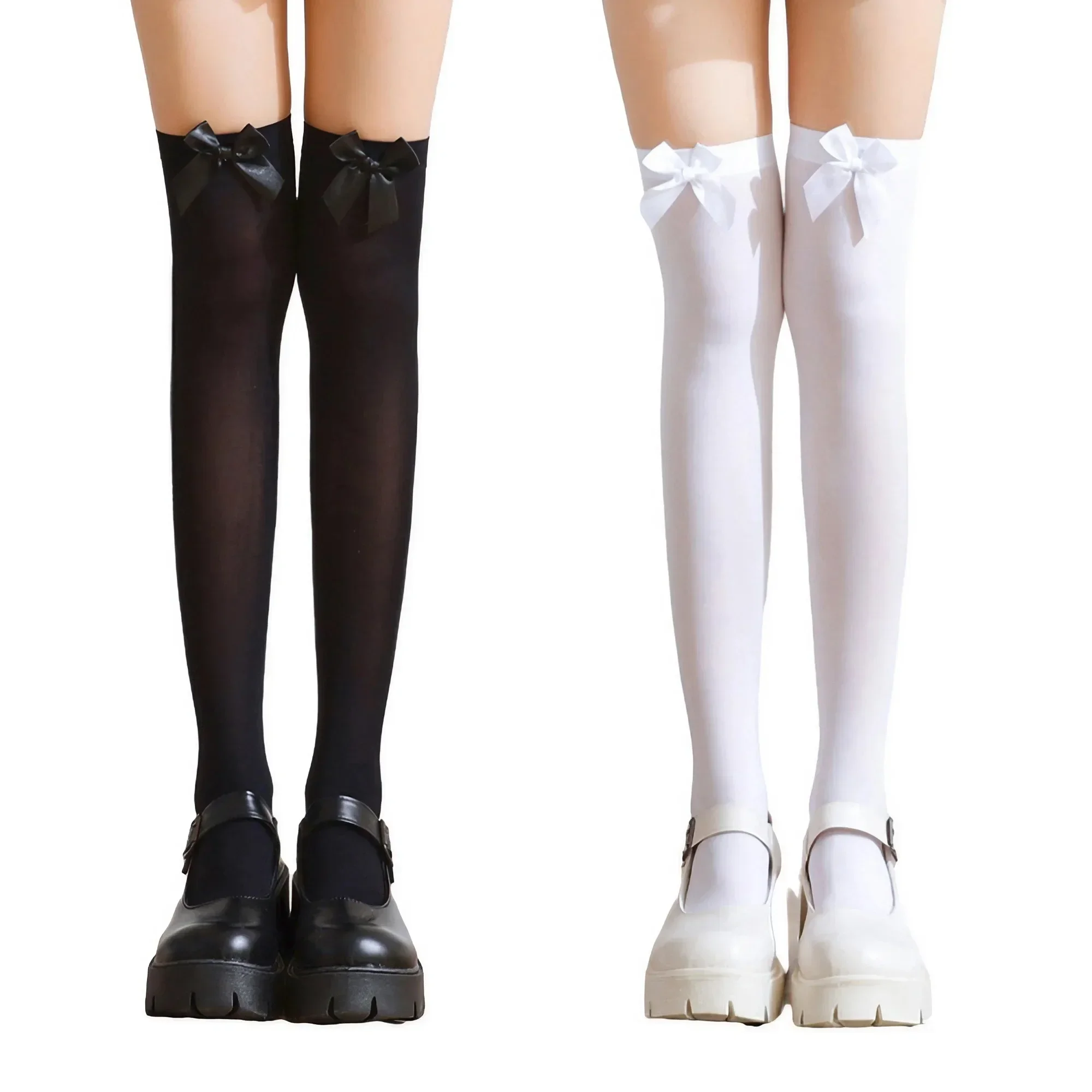 Damenmode Knielange Socken Mädchen Fliege Seidenstrümpfe * Strumpfhosen Damen Dünne Kniestrümpfe