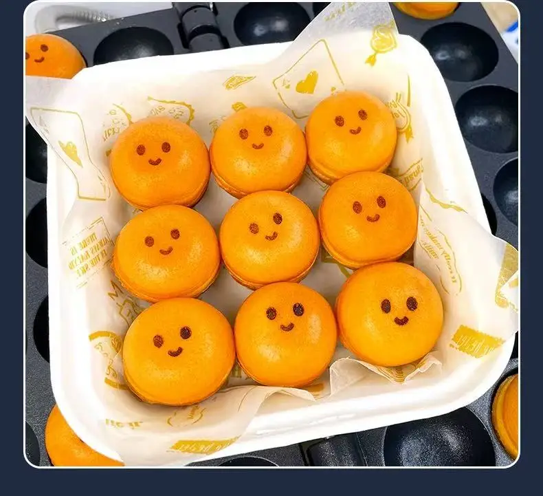Commercial 15-Hole Eggshell Snack Machine New Stainless Steel Scone & Baked Chicken Cake Mold 220v